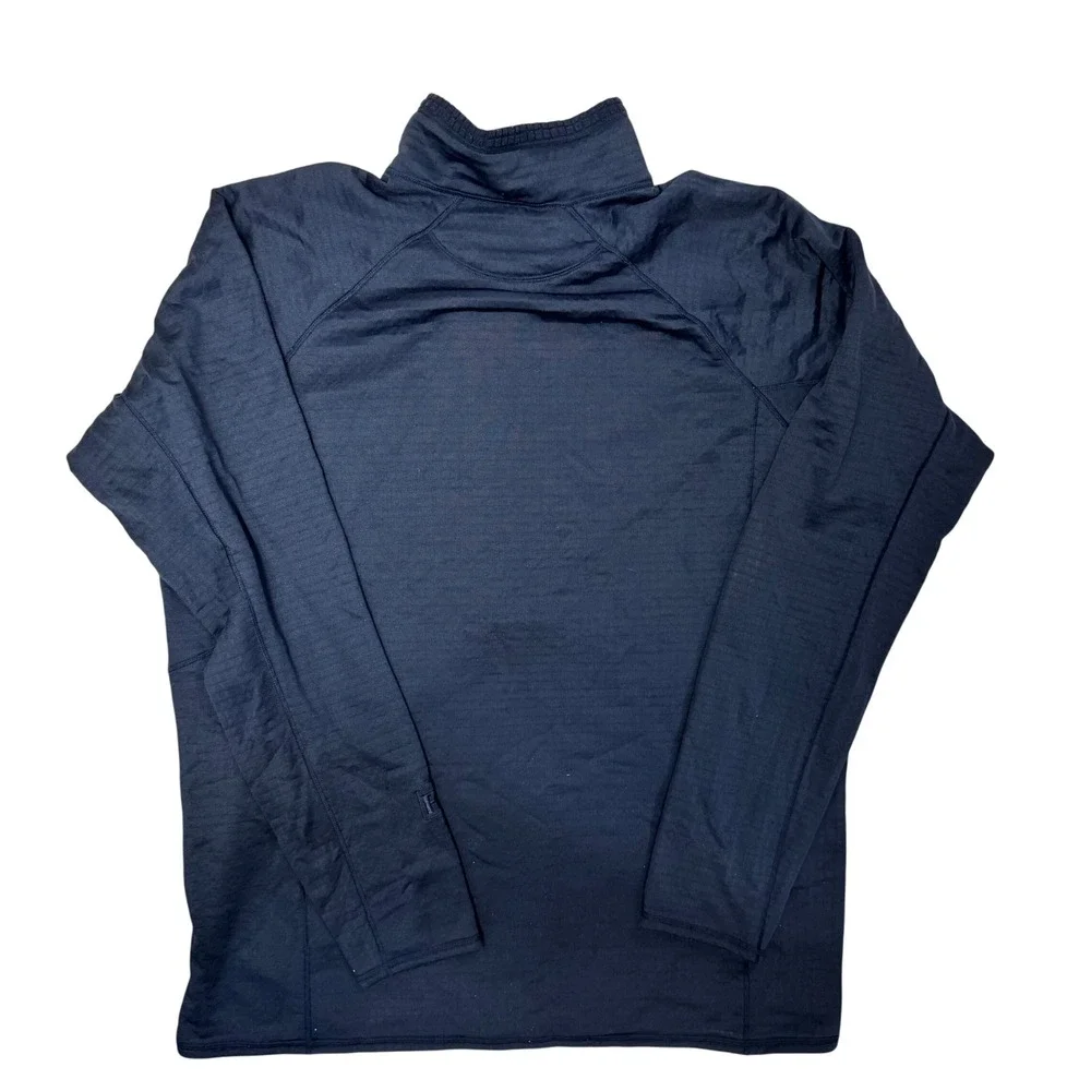 Patagonia R1 Pullover Mens XL Navy Blue Polartec Power Dry Half Zip